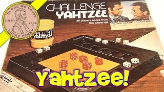 The Game Challenge Yahtzee 2420 Milton Bradley 1974  The Odd Couple  Felix amp Oscar [upl. by Lipps638]