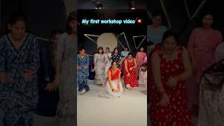 Dola Re Dola  My First Workshop Video  Dance ytshorts viraldance indiandance workshop [upl. by Stacee485]