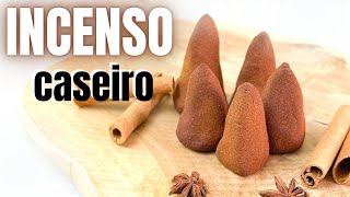 INCENSO CONE CASEIRO  INCENSO NATURAL SÓ 2 INGREDIENTES [upl. by Ambur]