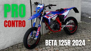 PRO E CONTRO  BETA 125R 4T 2024😍 [upl. by Kizzee]