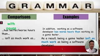 Session 7 Comparison with adjectives nouns verbs and past participles [upl. by Sheba616]