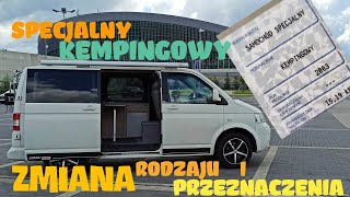 Zmiana przeznaczenia pojazdu z ciężarowy na specjalny kempingowy jak przerejestrować van life kamper [upl. by Hook819]