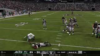 Madden Move 25 Year 2 Week 17  League Play  Jets  Raiders [upl. by Nancie]