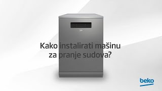 Kako instalirati Beko mašinu za pranje sudova [upl. by Aytak]