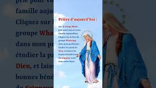 🇫🇷Que la Vierge Marie prie pour vous et votre famille aujourdhui  chretien france dieu [upl. by Khalid]