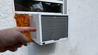 How to Clean A Really Dirty Window ac Unit Air Conditioner Unit The Easy Way [upl. by Orofselet583]