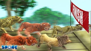 Big Cat Race  Big Cat Faceoff S1  SPORE [upl. by Okechuku]