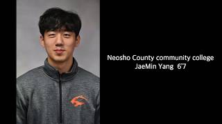 양재민 Jae Min Yang highlights Neosho County CC vs Okc Storm [upl. by Ainoek]