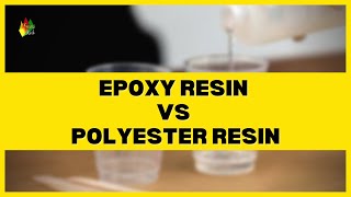 The difference between epoxy and polyester resin RESIN ART [upl. by Ticon]