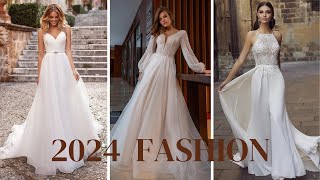 2024 Wedding Dresses  Wedding Inspiration [upl. by Watt]