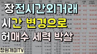 장전시간외거래 매매시간변경 의미 [upl. by Eidac]