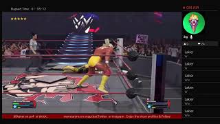 j69steels Live PS4 Broadcast wwe2k24 extreme prestigious wrestling fist of fury October 30 2024 [upl. by Anallij]