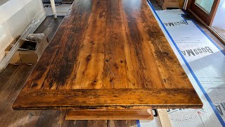 10’ Ontario Barnwood Frame Base Table [upl. by Aleedis]