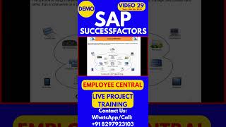 SAP SuccessFactors Employee Central Training Video 29 13th Nov 2024 sapsuccessfactorstraining [upl. by Hilten843]