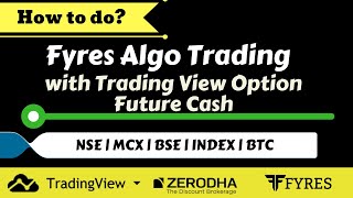 Fyers Algo with Tradingview Future Option MCX CASH [upl. by Noel]