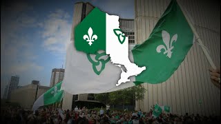 quotMon Beau Drapeauquot  FrancoOntarian Cultural Song Lyrics  Translation [upl. by Picker]