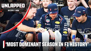 ‘Most DOMINANT season’ Is Red Bull’s constructors’ title the most impressive in history  ESPN F1 [upl. by Tilagram536]