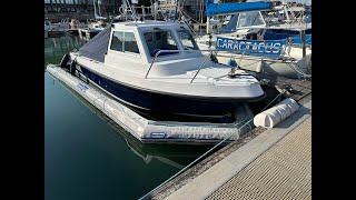 DockyDock boat hull cover in Weymouth UK [upl. by Yezdnil]