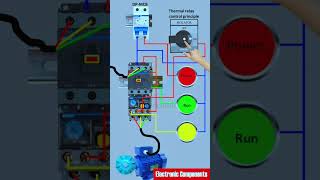 Dol starter Thermal relay control shots [upl. by Dorsy369]