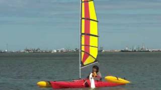 Kayak Sailing with BSD [upl. by Henigman]