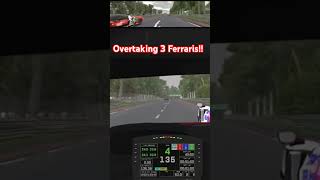 Overtaking 3 Ferrari 296 GT3s at Le Mans in less than 40 seconds shorts [upl. by Etnoj433]