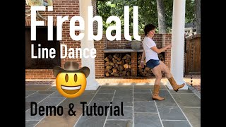 Fireball Line Dance Demo amp Tutorial [upl. by Eldorado]