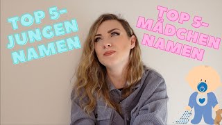 Top 5 BABYNAMEN für JUNGS und MÄDCHEN [upl. by Acceber]