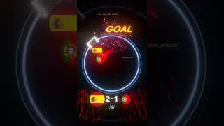 SPAIN vs PORTUGAL🤯footballmarbles footballedit neonarcade spain portugal [upl. by Lezah]