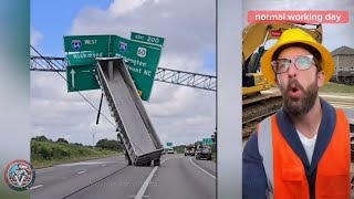 Best Construction Site Workers Compilation 90  Best Fails construction adamrose workers fails [upl. by Ketchan]