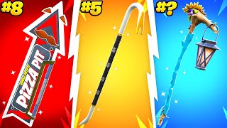 30 SWEATIEST Pickaxes in Season 4 Fortnite [upl. by Ferri]