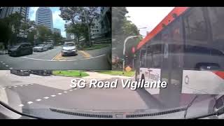 2oct2024 sbs8362D sbs transit bus service 32 upset at camcar for blocking its way [upl. by Ruiz636]