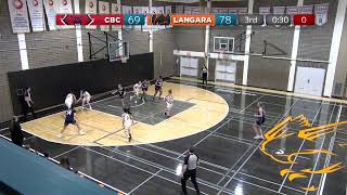 PACWEST Womens Basketball 🏀 CBC  Langara Feb 12 2022 [upl. by Kcirtap]