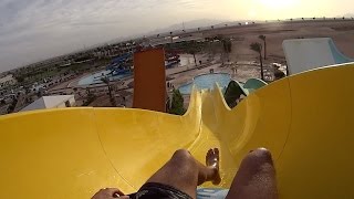 Dangerous Flying Water Slide at Makadi Bay [upl. by Catlee227]