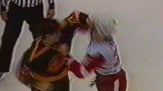 Craig Coxe vs Bob Probert Nov 19 1987  Vancouver feed [upl. by Samuela375]