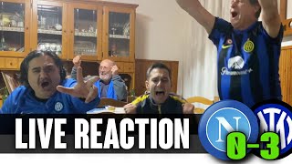 Indemoniati ➡︎ Live reaction NapoliInter 03 [upl. by Enyalaj]