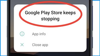 Google Play Store Keeps Stopping Vivo  Play Store Not Opening Vivo [upl. by Jesus]