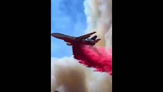 Dont MISS This Insane Air Tanker Drop Footage [upl. by Einimod626]