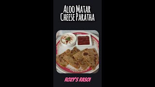 Aloo Matar Cheese Paratha [upl. by Bloem]