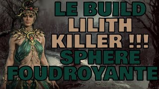 Le MEILLEUR build SPHERE FOUDROYANTE pour dépop LILITH et DURIEL [upl. by Yeniffit]