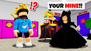 The DARK PRINCESS Had a CRUSH On Me in Roblox BROOKHAVEN RP [upl. by Oruntha]