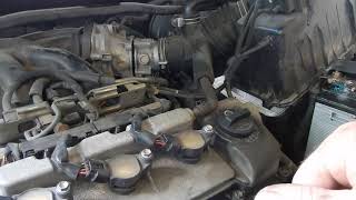 Changing 2004 Toyota Highlander Spark Plugs [upl. by Nerradal759]