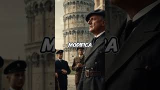 Mussolini desiderava che la Torre di Pisa fosse diritta😳history italia shorts [upl. by Jenda]