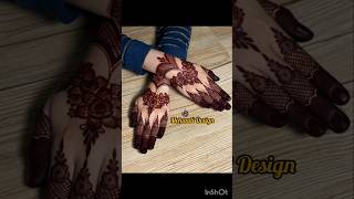 Easy back hand mehndi design 2024❤mehndi shortvideo shorts ytshorts trending instagram henna [upl. by Elah]