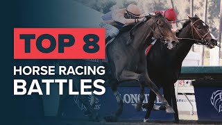 Best Horse Racing Battles  Top 8 Duels Of All  2016 Breeders Cup Distaff  2011 Melbourne Cup [upl. by Metsky]