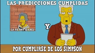 LAS PREDICCIONES CUMPLIDAS Y POR CUMPLIRSE SIMPSON [upl. by Hirasuna]