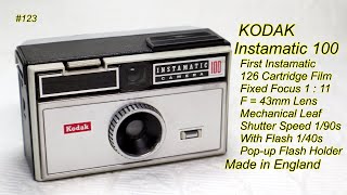 KODAK quotFirstquot Instamatic 100 1963 [upl. by Woermer642]