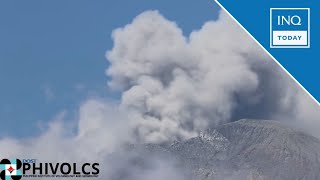 Phivolcs records 2 ash emission events at Kanlaon Volcano  INQToday [upl. by Saunders]