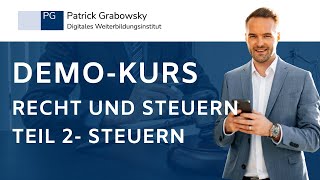 Demokurs Recht und Steuern Teil 2 für Wirtschaftsfachwirte und Technische Fachwirte IHK [upl. by Gizela710]