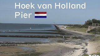 HOLLAND Hoek van Holland pier amp beach [upl. by Nauqet]