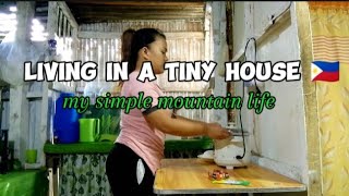 My simple mountain life Living in a tiny house 🇵🇭 [upl. by Werdnael]